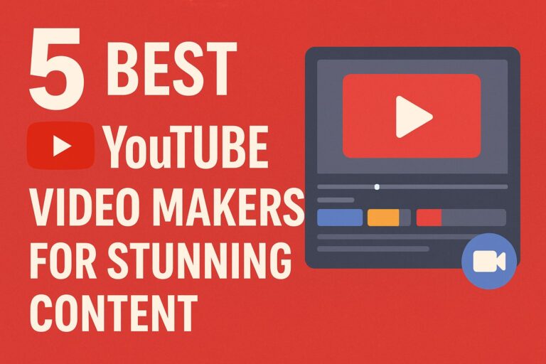 5 Best YouTube Video Makers for Stunning Content